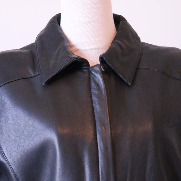 Danier Leather Jacket (Faux Fur Lining) - Picture 6 of 7